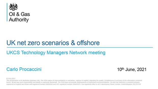 UK Net Zero Scenarios & Offshore pt1